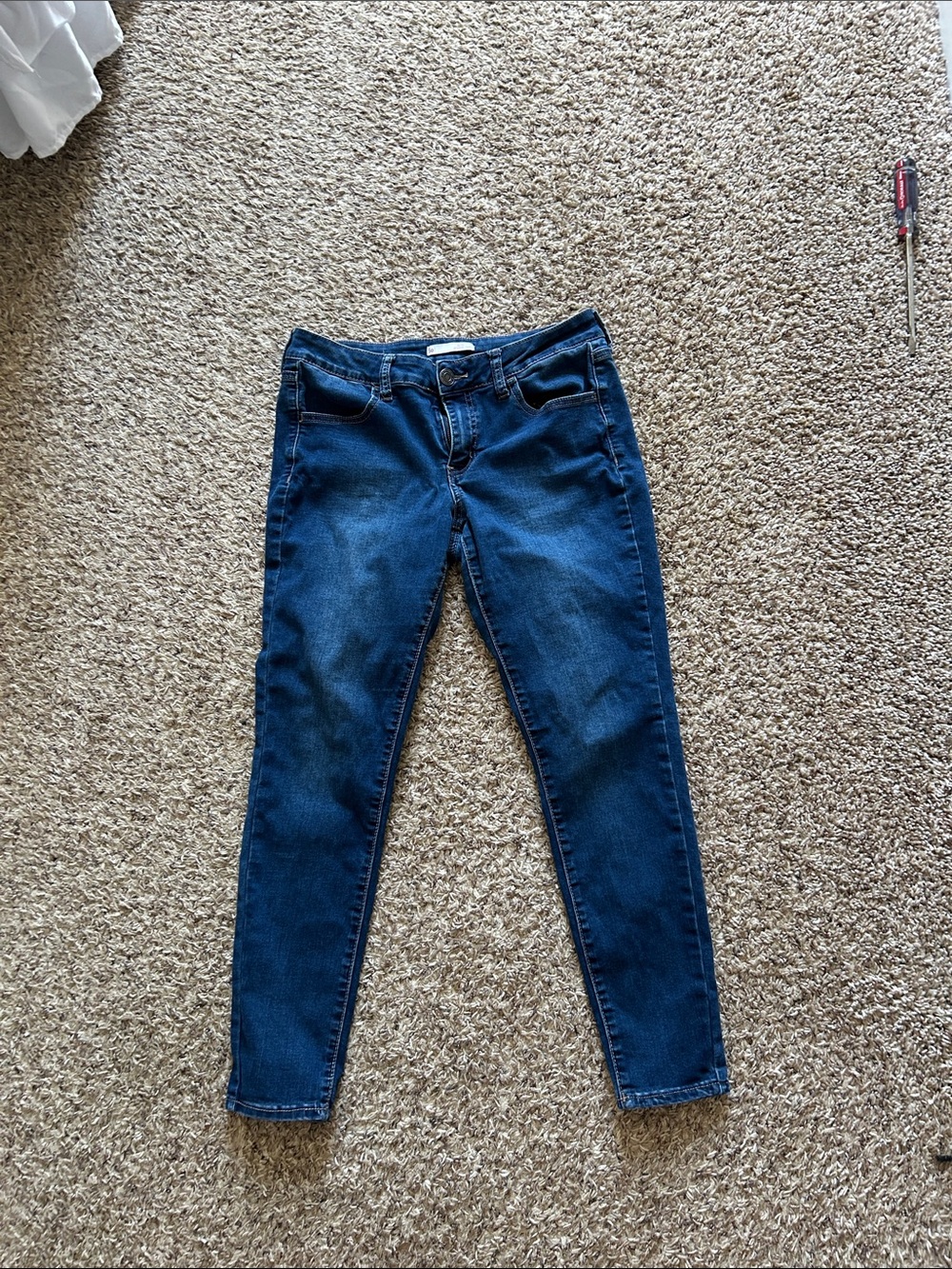 SO Women's Dark Blue Skinny Jeans